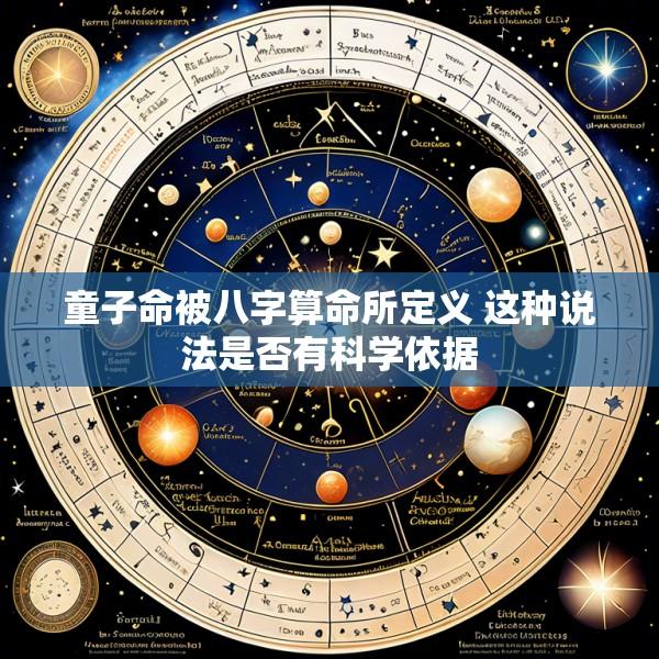 童子命被八字算命所定义 这种说法是否有科学依据