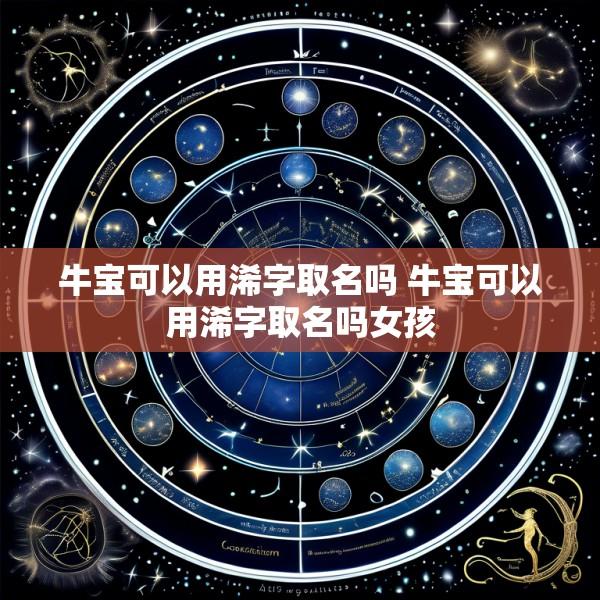 牛宝可以用浠字取名吗 牛宝可以用浠字取名吗女孩
