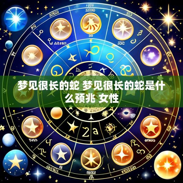 梦见很长的蛇 梦见很长的蛇是什么预兆 女性