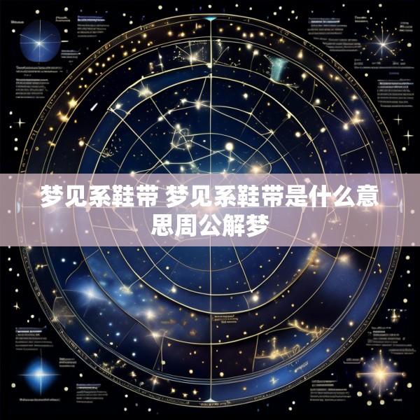 梦见系鞋带 梦见系鞋带是什么意思周公解梦
