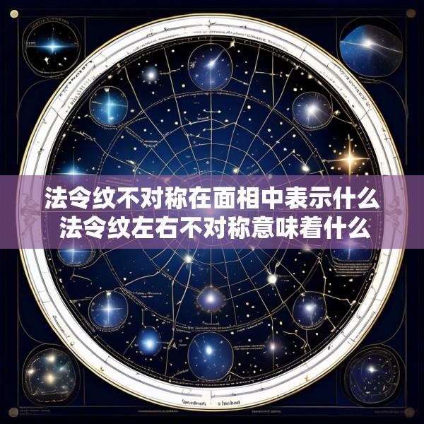 法令纹不对称在面相中表示什么 法令纹左右不对称意味着什么