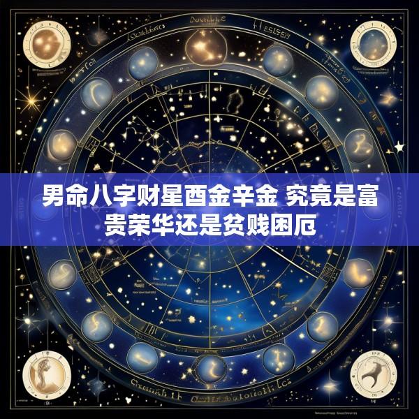 男命八字财星酉金辛金 究竟是富贵荣华还是贫贱困厄
