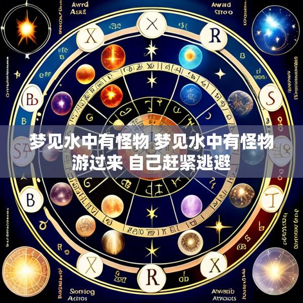 梦见水中有怪物 梦见水中有怪物游过来 自己赶紧逃避