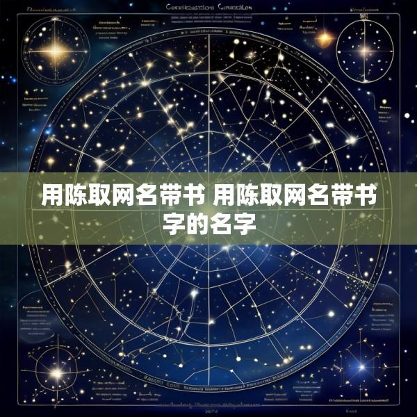 用陈取网名带书 用陈取网名带书字的名字