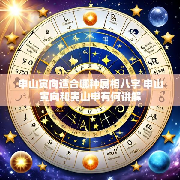 申山寅向适合哪种属相八字 申山寅向和寅山申有何讲解
