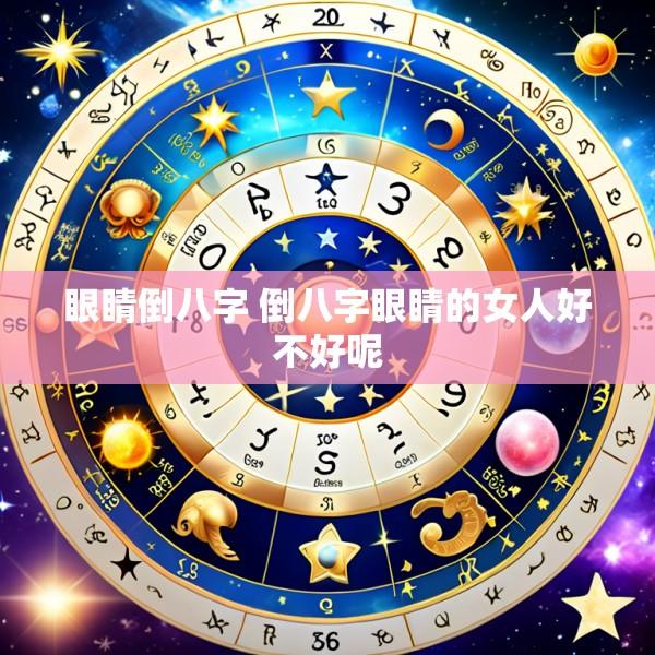 眼睛倒八字 倒八字眼睛的女人好不好呢