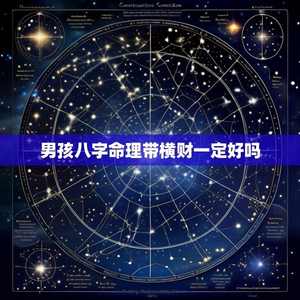 男孩八字命理带横财一定好吗