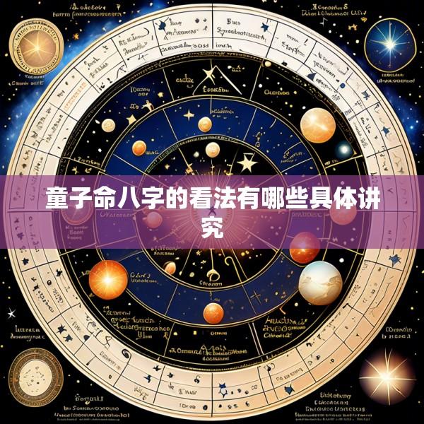 童子命八字的看法有哪些具体讲究