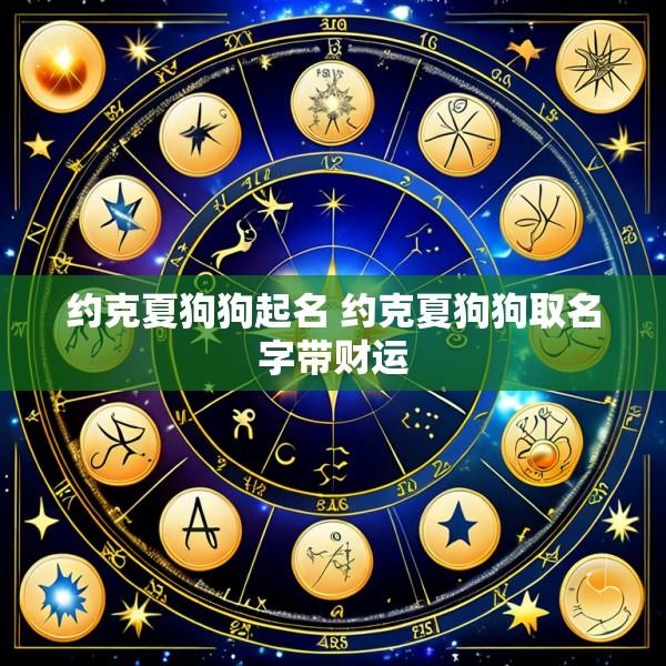 约克夏狗狗起名 约克夏狗狗取名字带财运