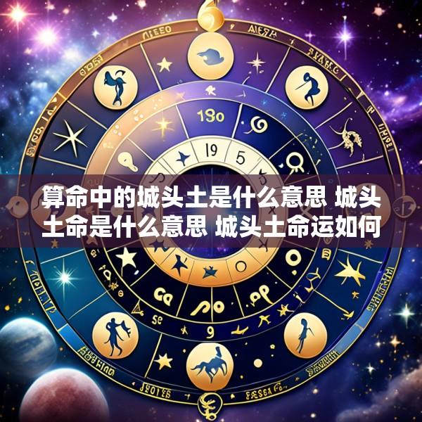 算命中的城头土是什么意思 城头土命是什么意思 城头土命运如何