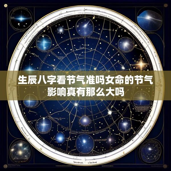 生辰八字看节气准吗女命的节气影响真有那么大吗