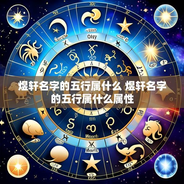 煜轩名字的五行属什么 煜轩名字的五行属什么属性