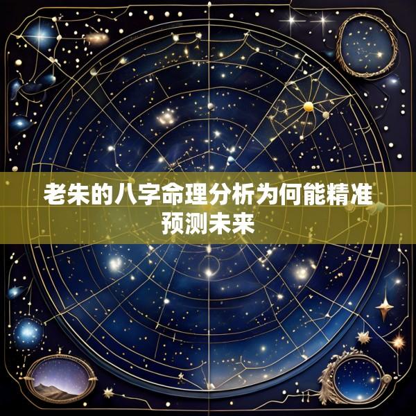 老朱的八字命理分析为何能精准预测未来
