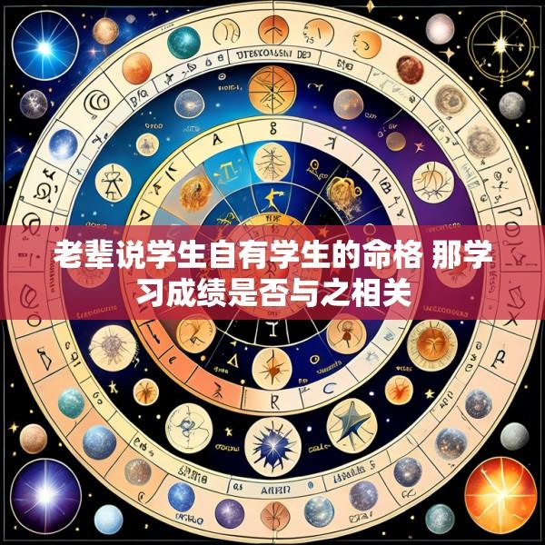 老辈说学生自有学生的命格 那学习成绩是否与之相关