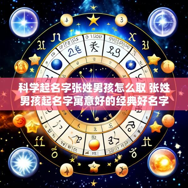 科学起名字张姓男孩怎么取 张姓男孩起名字寓意好的经典好名字