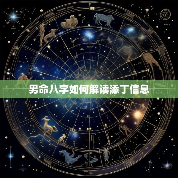 男命八字如何解读添丁信息