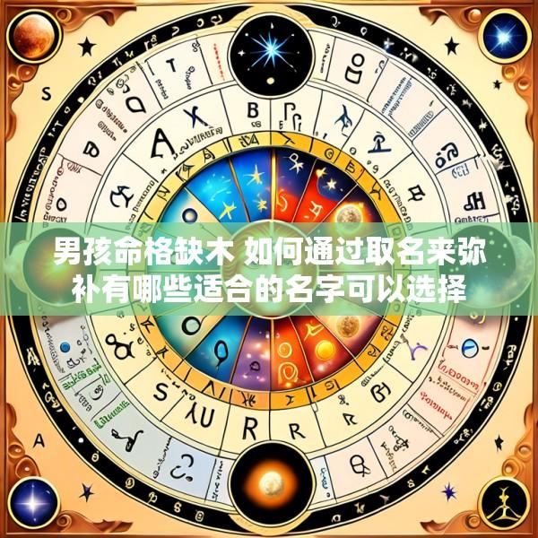 男孩命格缺木 如何通过取名来弥补有哪些适合的名字可以选择