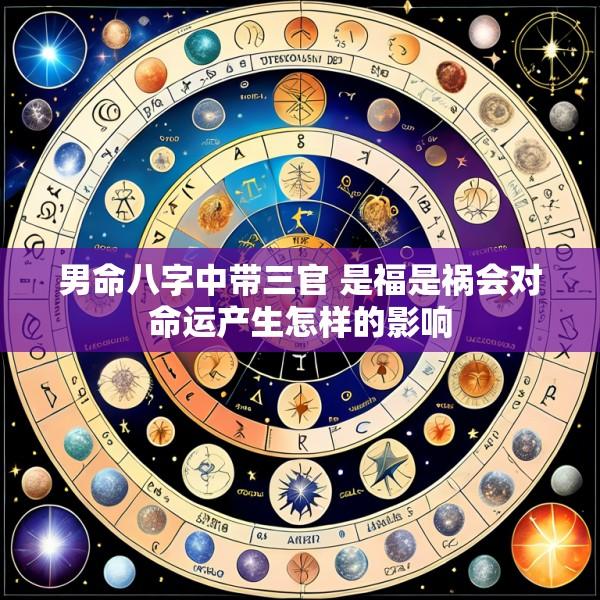 男命八字中带三官 是福是祸会对命运产生怎样的影响