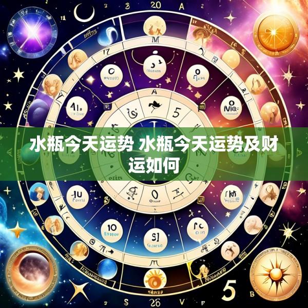 水瓶今天运势 水瓶今天运势及财运如何