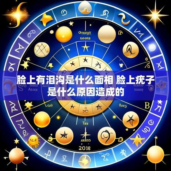 脸上有泪沟是什么面相 脸上疣子是什么原因造成的