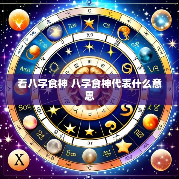 看八字食神 八字食神代表什么意思