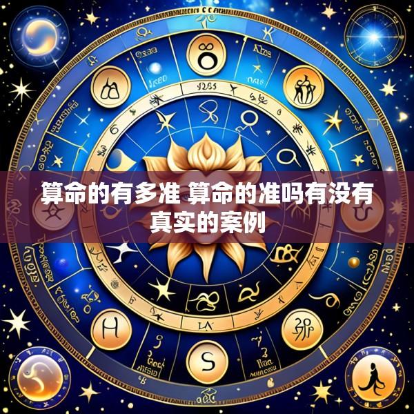 算命的有多准 算命的准吗有没有真实的案例
