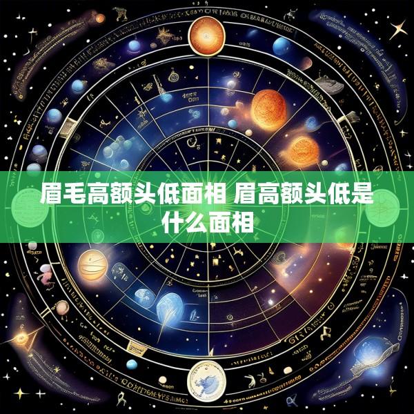 眉毛高额头低面相 眉高额头低是什么面相