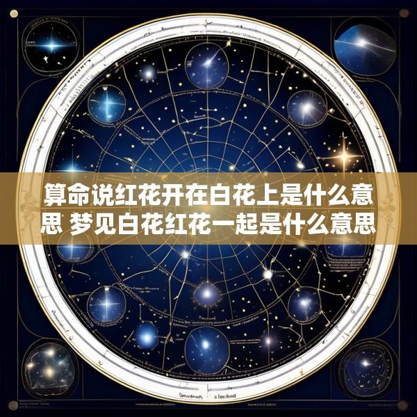 算命说红花开在白花上是什么意思 梦见白花红花一起是什么意思