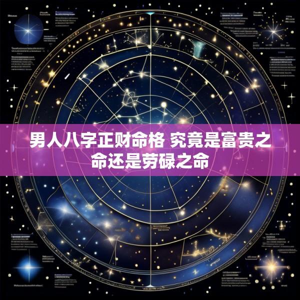 男人八字正财命格 究竟是富贵之命还是劳碌之命