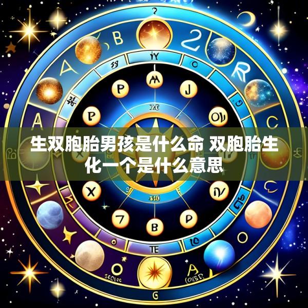 生双胞胎男孩是什么命 双胞胎生化一个是什么意思