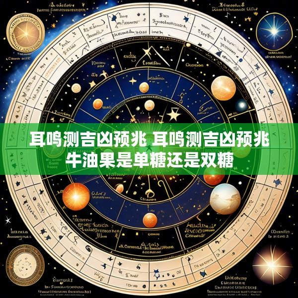 耳鸣测吉凶预兆 耳鸣测吉凶预兆牛油果是单糖还是双糖
