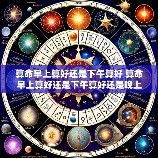 算命早上算好还是下午算好 算命早上算好还是下午算好还是晚上算好