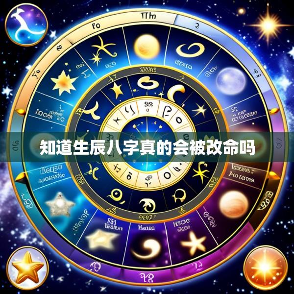 知道生辰八字真的会被改命吗