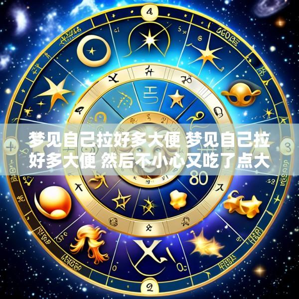 梦见自己拉好多大便 梦见自己拉好多大便 然后不小心又吃了点大便