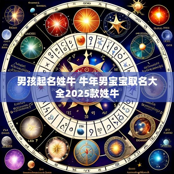 男孩起名姓牛 牛年男宝宝取名大全2025款姓牛