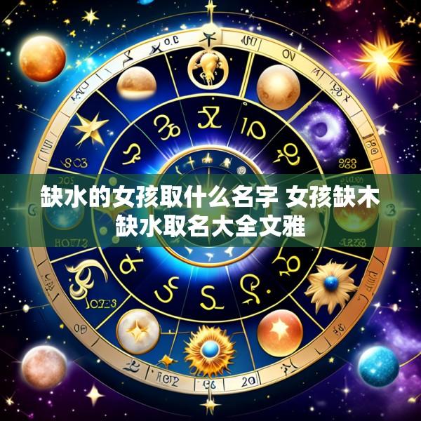 缺水的女孩取什么名字 女孩缺木缺水取名大全文雅