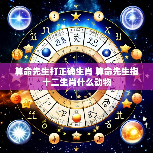 算命先生打正确生肖 算命先生指十二生肖什么动物