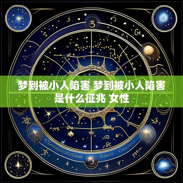 梦到被小人陷害 梦到被小人陷害是什么征兆 女性
