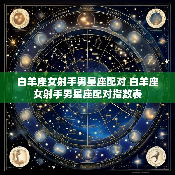 白羊座女射手男星座配对 白羊座女射手男星座配对指数表