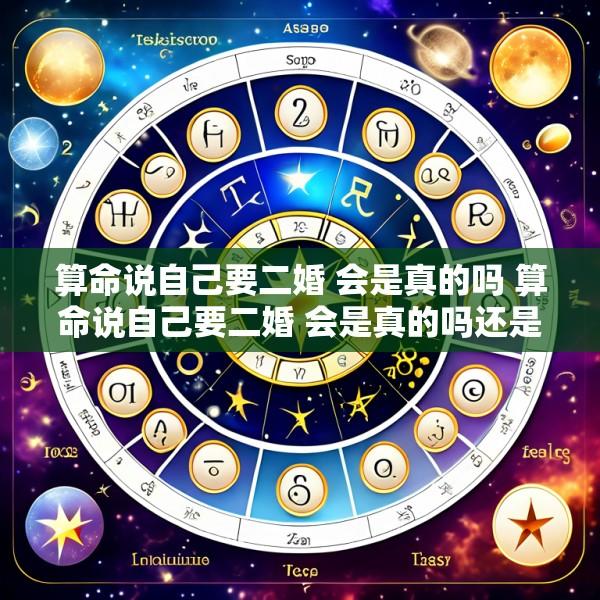 算命说自己要二婚 会是真的吗 算命说自己要二婚 会是真的吗还是假的