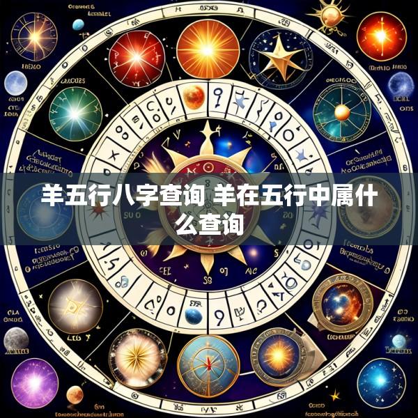 羊五行八字查询 羊在五行中属什么查询
