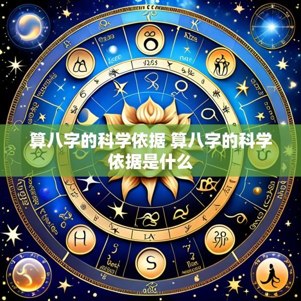 算八字的科学依据 算八字的科学依据是什么