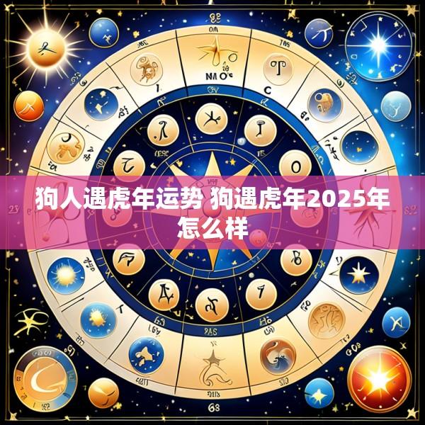 狗人遇虎年运势 狗遇虎年2025年怎么样