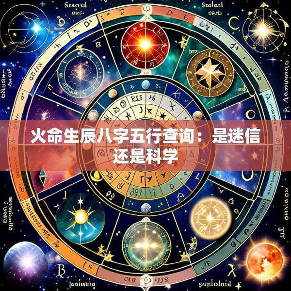 火命生辰八字五行查询：是迷信还是科学