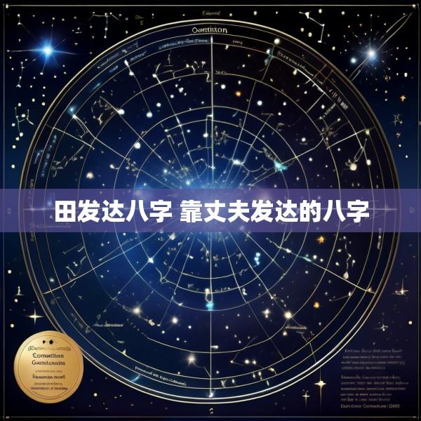 田发达八字 靠丈夫发达的八字