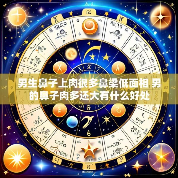 男生鼻子上肉很多鼻梁低面相 男的鼻子肉多还大有什么好处
