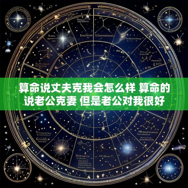 算命说丈夫克我会怎么样 算命的说老公克妻 但是老公对我很好