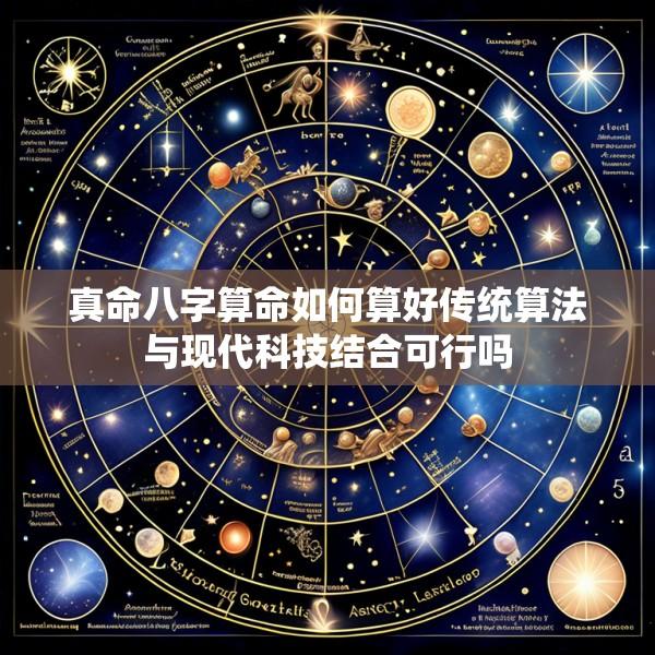 真命八字算命如何算好传统算法与现代科技结合可行吗