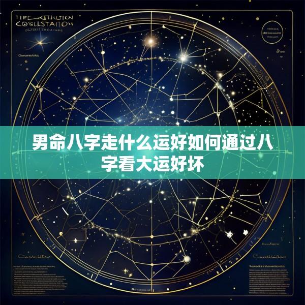 男命八字走什么运好如何通过八字看大运好坏