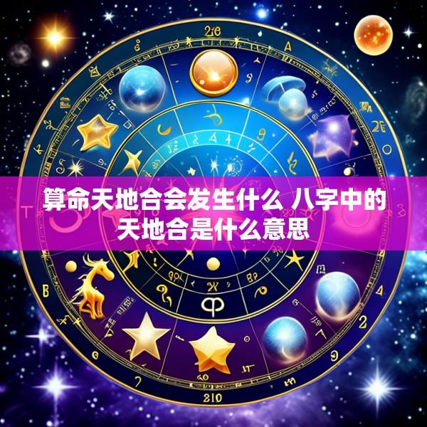 算命天地合会发生什么 八字中的天地合是什么意思